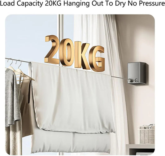 Souq Al Arabia™Retractable and Invisible Clothesline – حبل غسيل قابل للسحب وغير مرئي