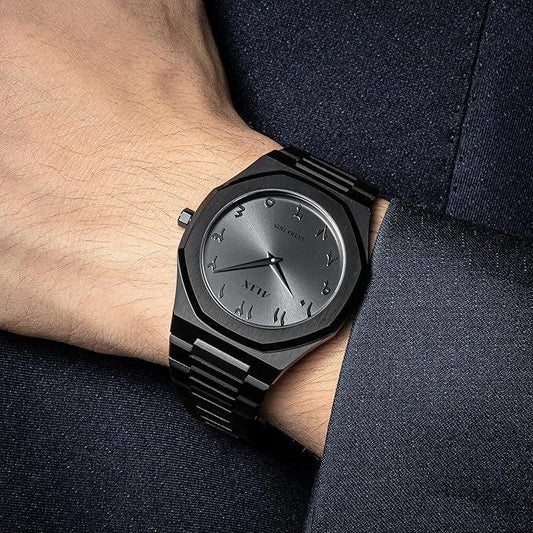 Souq Al Arabia™ Black Arabic Aura Watch | سوق العربية™ ساعة الهالة العربية السوداء